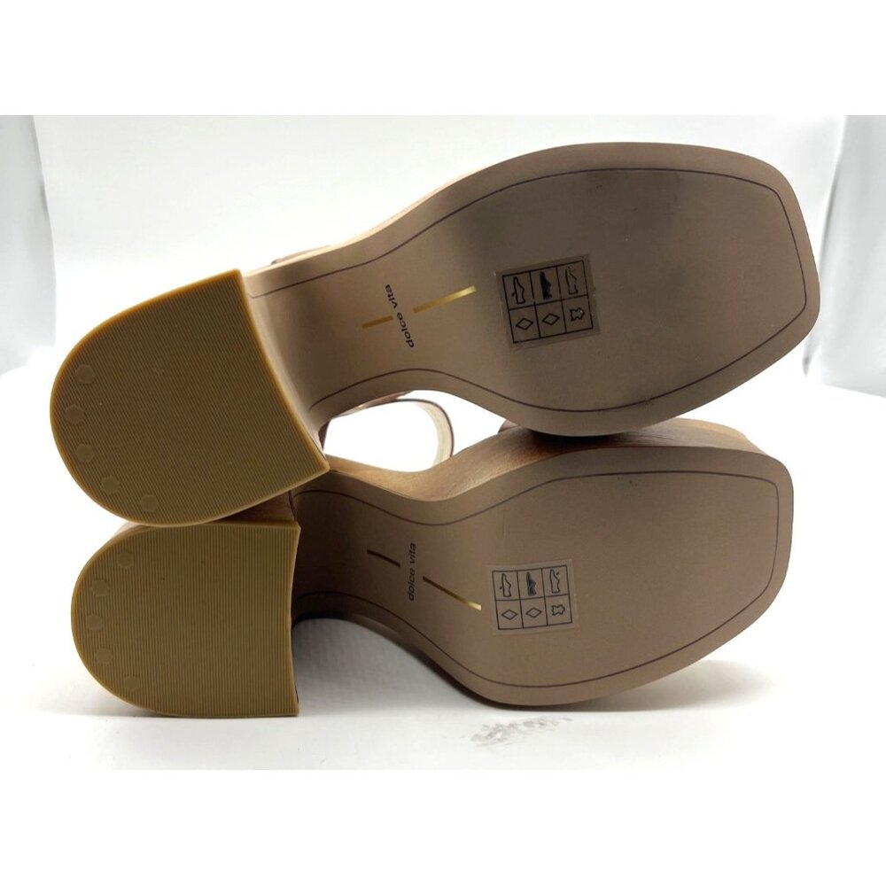 Dolce Vita Womens Brown Platform Chunky Heel Sandals Size 7 - Picture 9 of 9